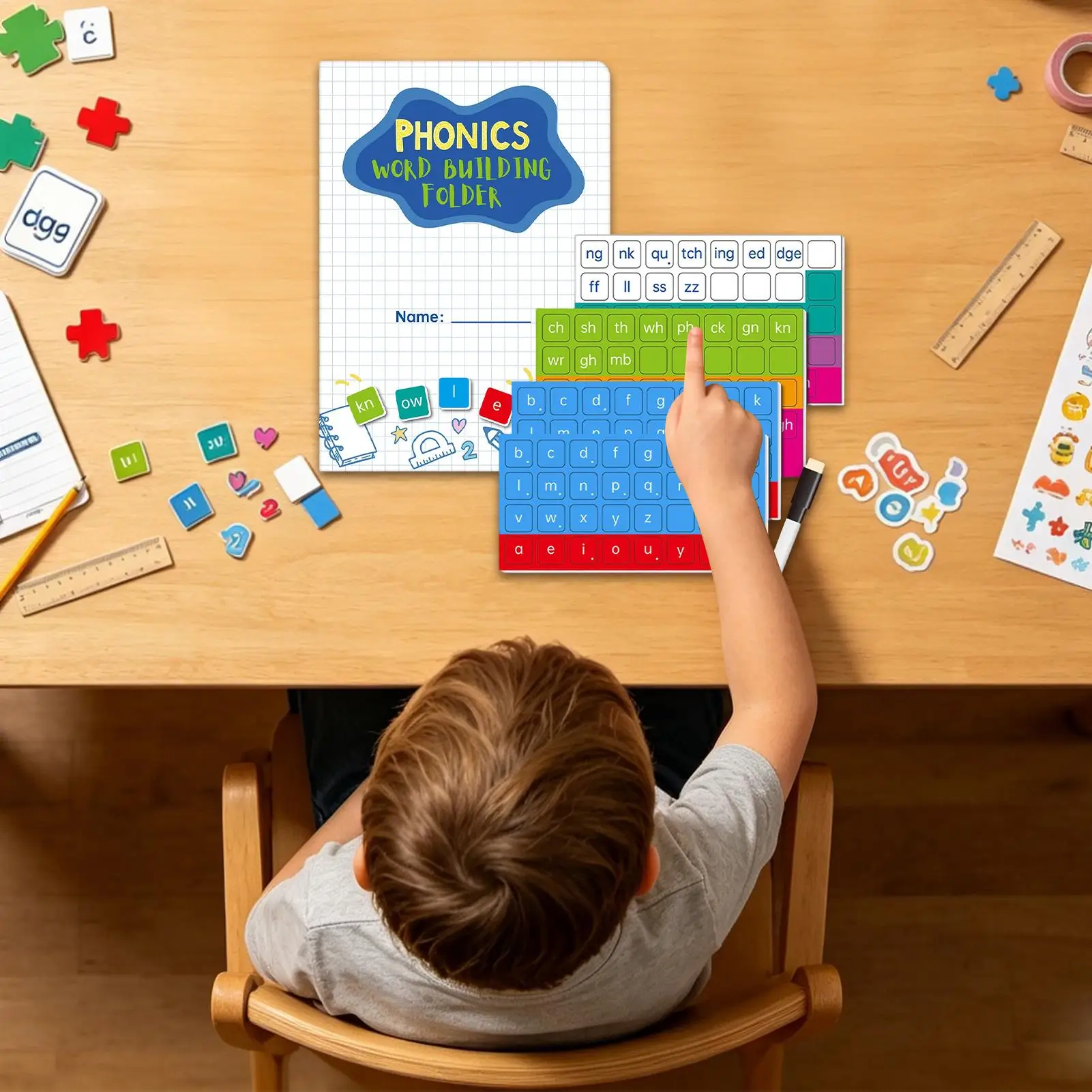 Letter Tiles For Phonics And Spelling Complete Magnetic Educational Interactive Learn To Read Phonics Games For Kids Boys