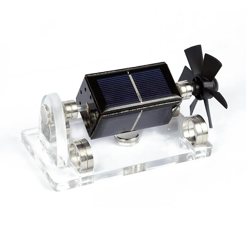 Maglev Solar Motor, Creative Maglev Ornament, Fan Blade Scientific Gift