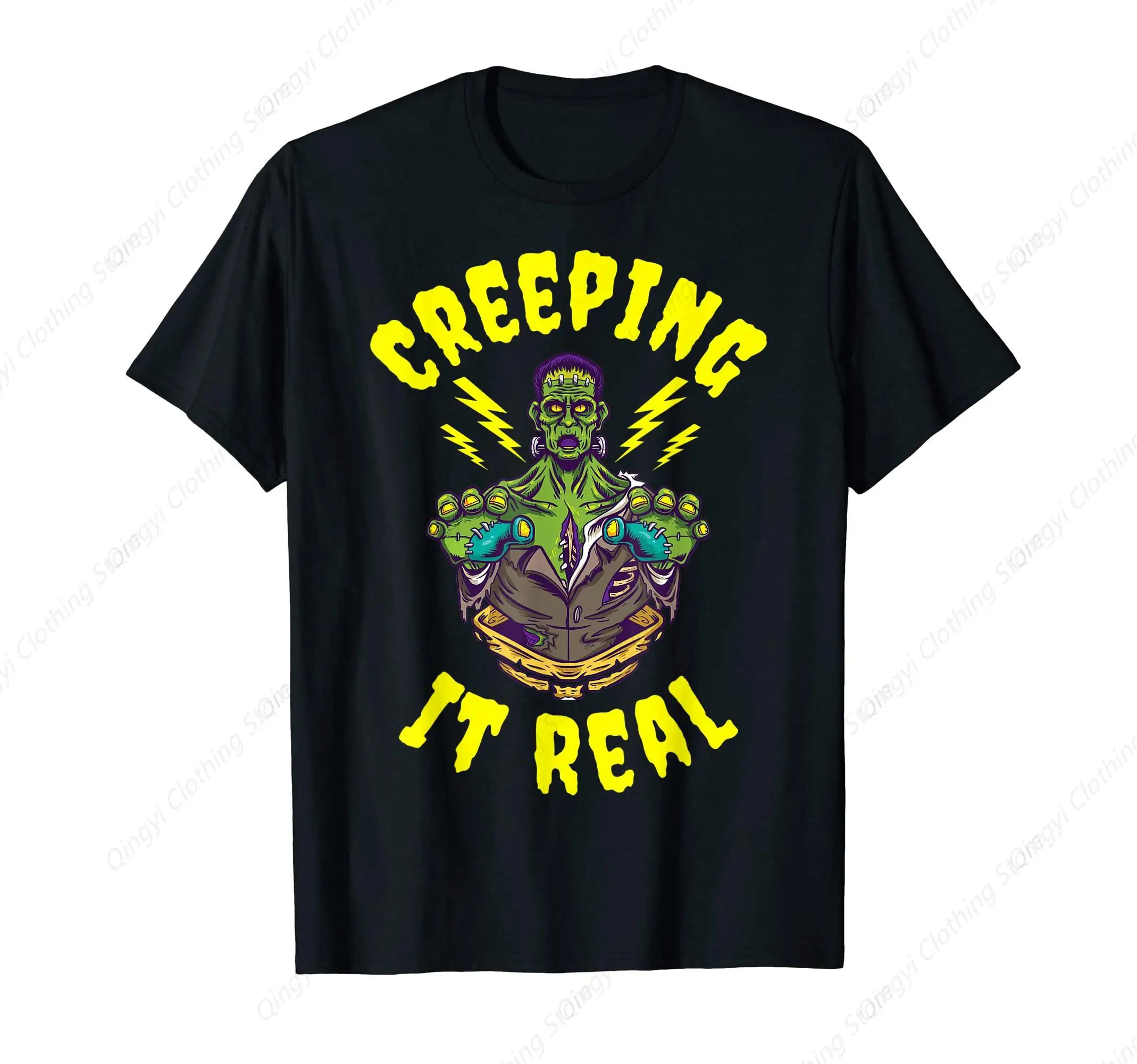 

Fun and casual Creeping is Real Monster T-shirt