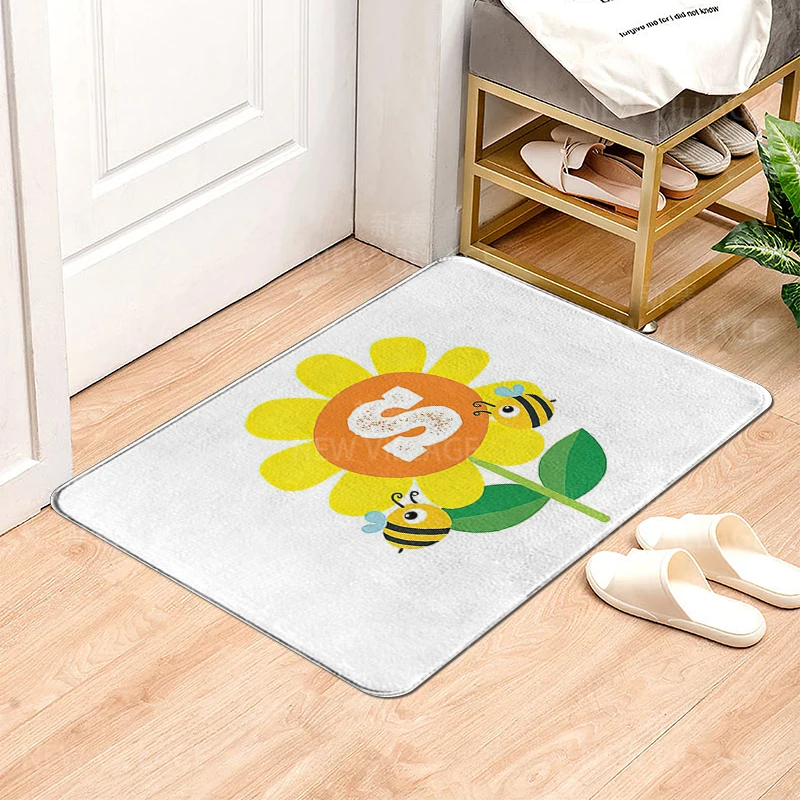 House carpet letter series Home doormat entrance Room Bathmat Footmat bathroom non-slip mat Kitchen water absorption mat