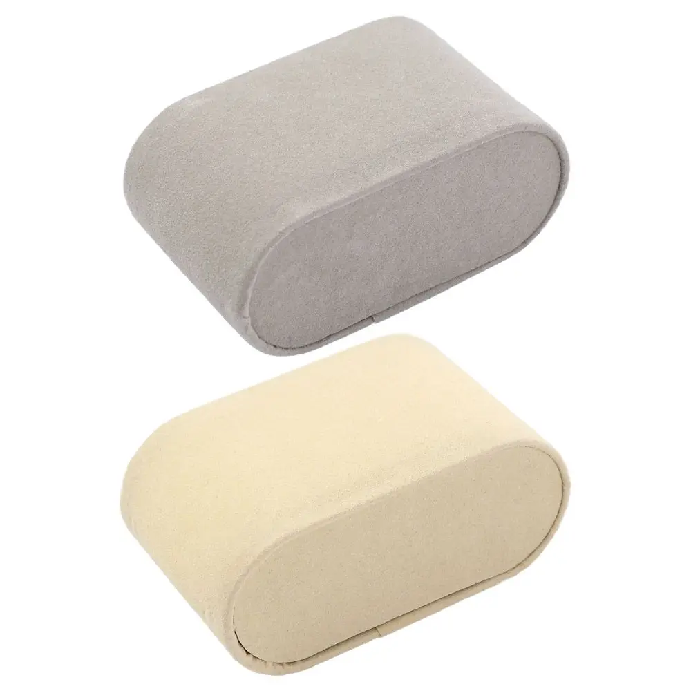 Elegante y sólido para caja de almacenamiento portátil para mujeres y hombres, almohadas de reloj coreano, soporte de exhibición de pulsera, almohadilla de exhibición de brazalete Simple