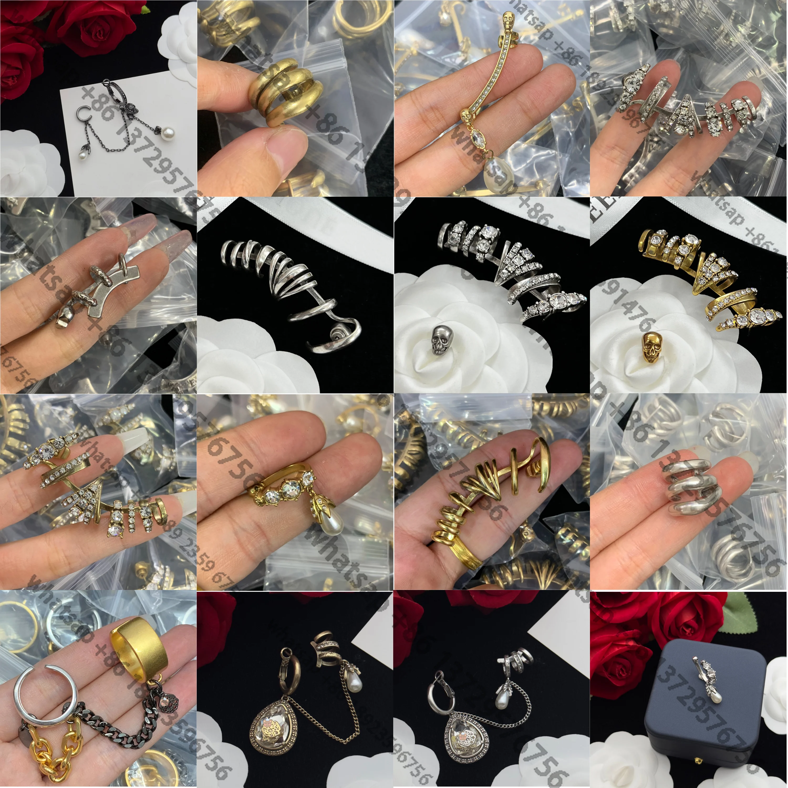 

Versatile Ear Clips, Perfect for Mixing and Matching with Your Wardrobe