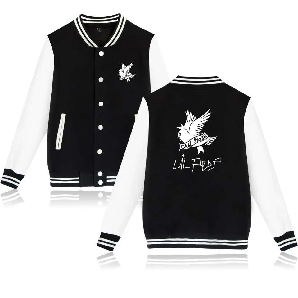 New Lil Peep Hoodie Love Lil.peep Men 운동복 풀오버 스웨터 셔츠 남성 여성 Sudaderas crib Baby Baseball Jacket Hoddies