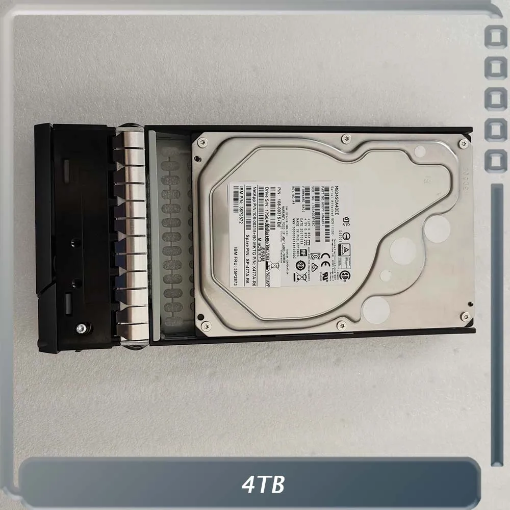 4TB para disco duro de servidor NetApp X477A-R6 SP-477A-R6 108-00315 4T SAS 3,5"