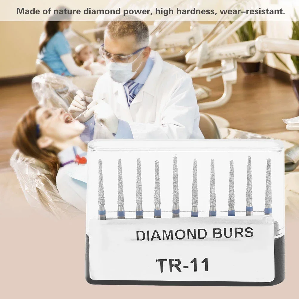 

50pcs/set FG 1.6mm High Speed Dental Diamond Burs Dentist Tools