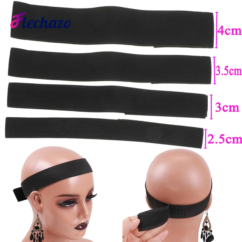 Akcesoria do peruk Opaska na perukę Bandeau Pour Perruque Opaska na głowę 1 szt. 2,5 cm 3 cm 3,5 cm 4 cm Opaska topiąca się Koronkowa opaska Elastyczna opaska do peruk
