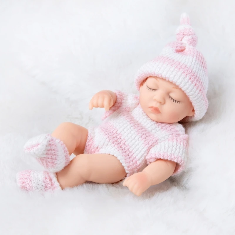 7in Baby Reborns Nurturing Realistic Handmade Full Body Silicone Reborns Toy Popular Parenting Game Gift