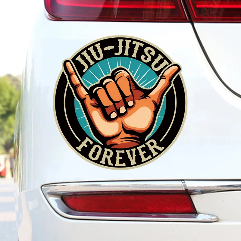 

Brazilian Jiu Jitsu Bumper Sticker Decal For Cars, Cups, Laptops, Coolers, Tumblers Creative Decal Windshield Decoration Vinyl