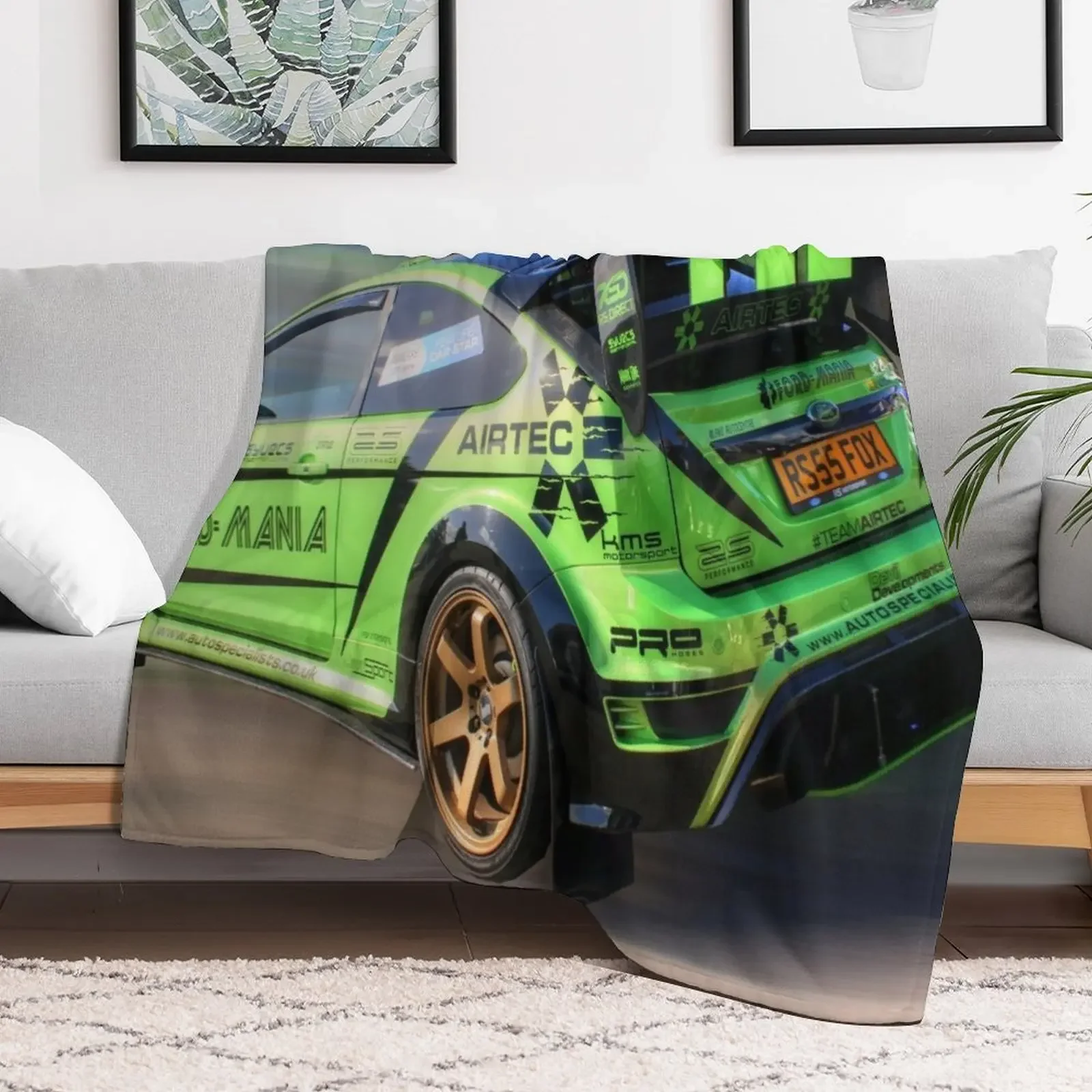 671BHP FOCUS RS Throw Blanket All Season Soft Lightweight Blanket for Home