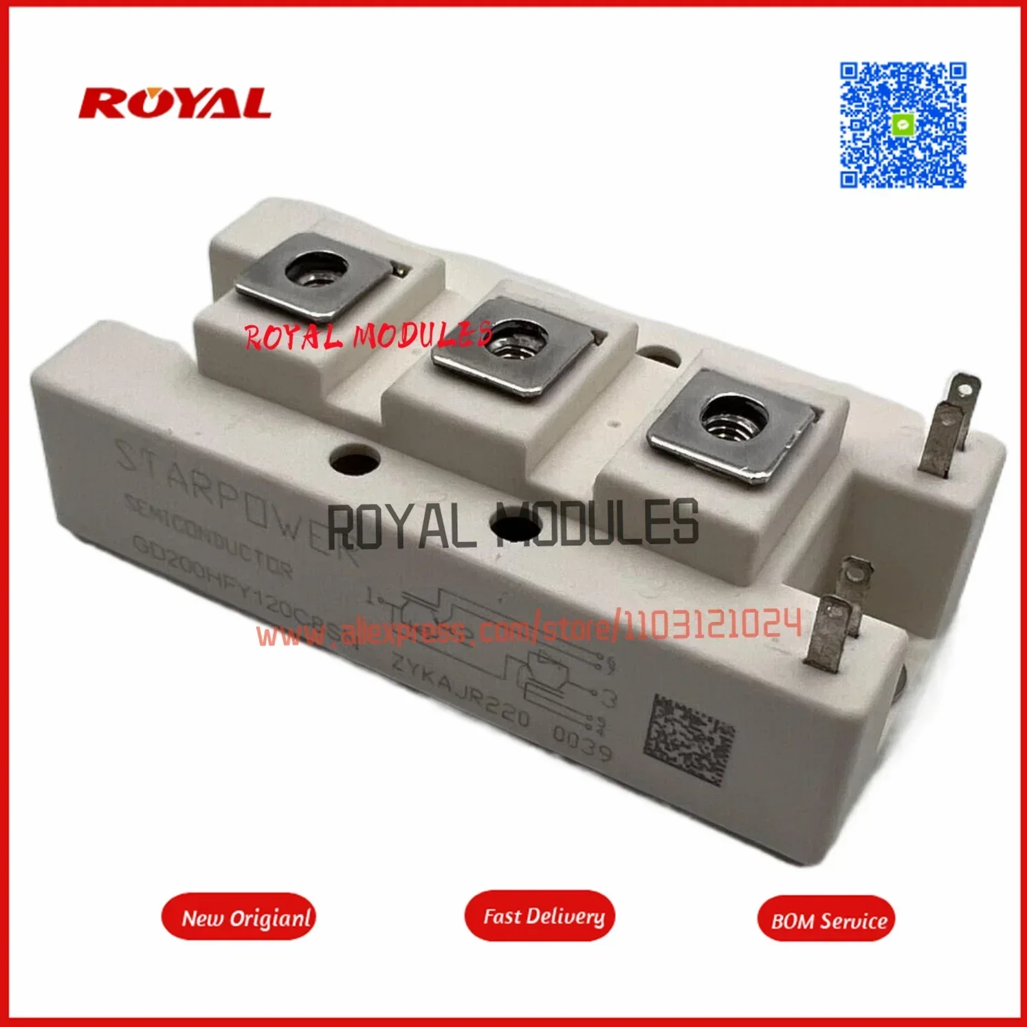 GD200HFY120C8S SN Nuevo módulo original