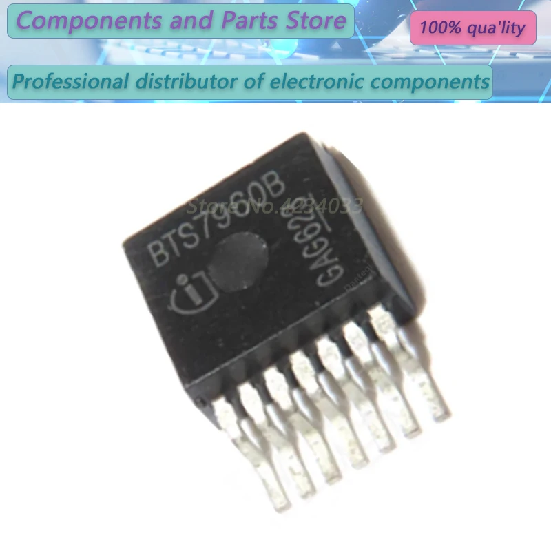 1-10PCS   BTS7960B   BTS7960   BTS796   TO263-7  NEW100%   BTS7  960B