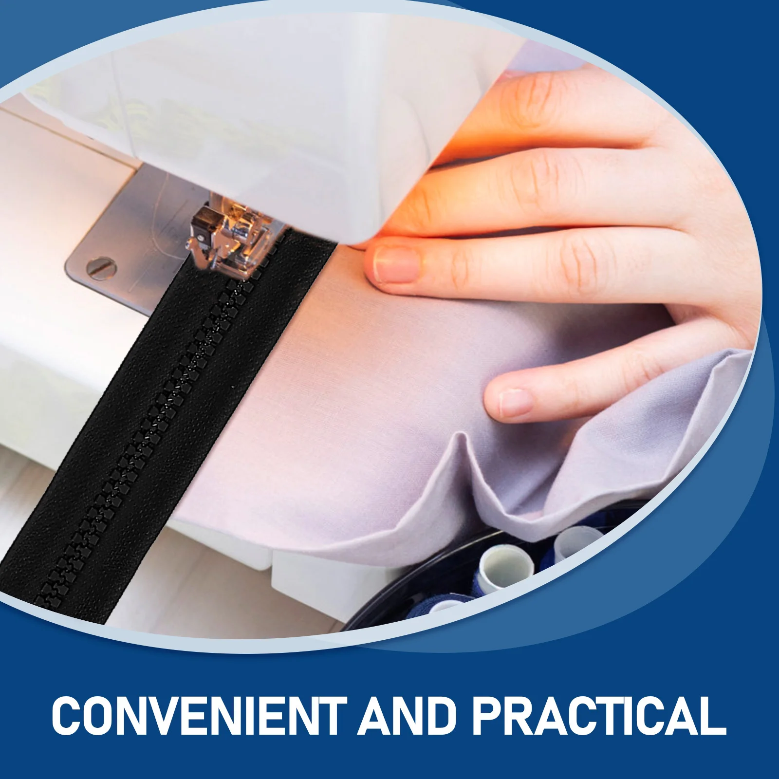 

Double Head Zipper Resin Craft Zippers For Sewing Clothing Diy Invisible Zippers Bag Jacket Material Handicraft Tools