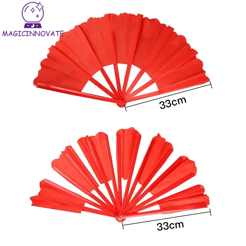 Broken Fan Reduction Stage Magic Tricks Magic Fans for Magician with Many Colors Magic Props Breakaway Fan