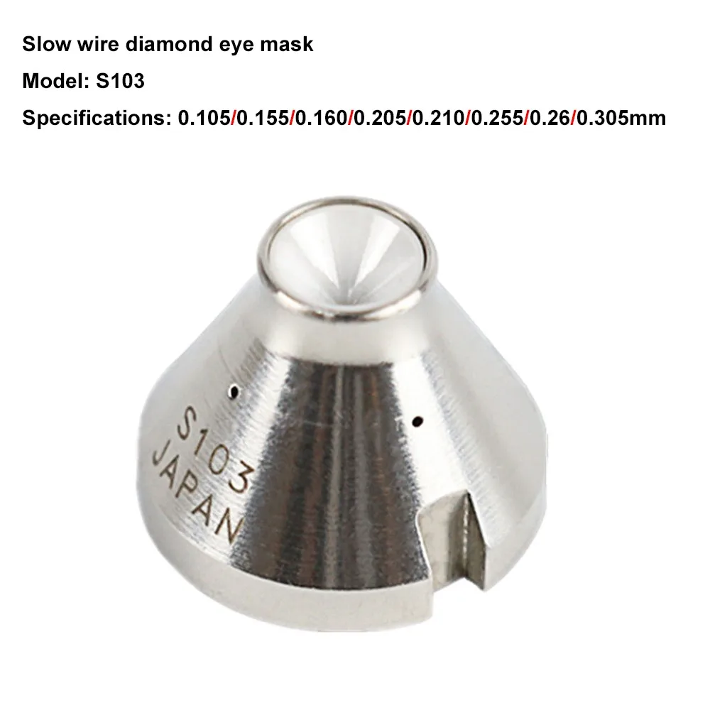 

EDM Parts Diamond Wire Guider S103 Wire Guide specifica 0.105-0.305 White Diamond + White Ceramic per SODICK ACCUTEX SSG