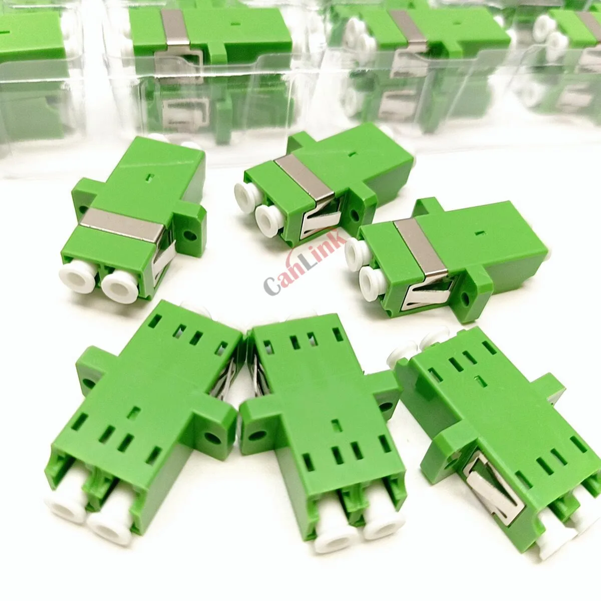 50 قطعة/الوحدة الألياف البصرية موصل محول LC/UPC SM شفة المفردة دوبلكس LC-LC UPC المقرنة