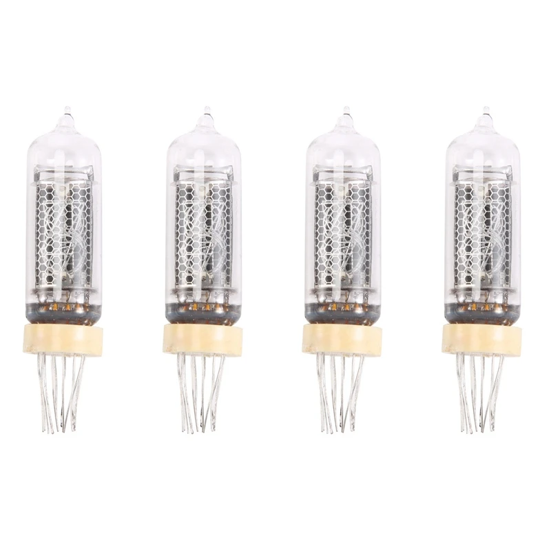 4Pcs New IN14 Glow Tube For Glow Clock Nixie Digital LED Clock Tube