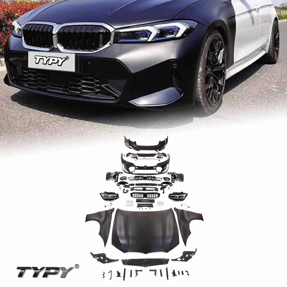 

Оригинальный автоматический боди TYPY по оптовой цене для 2013-2019 3 серии F30, обновленный до нового BMWG20 LCI MT, боди для укладки