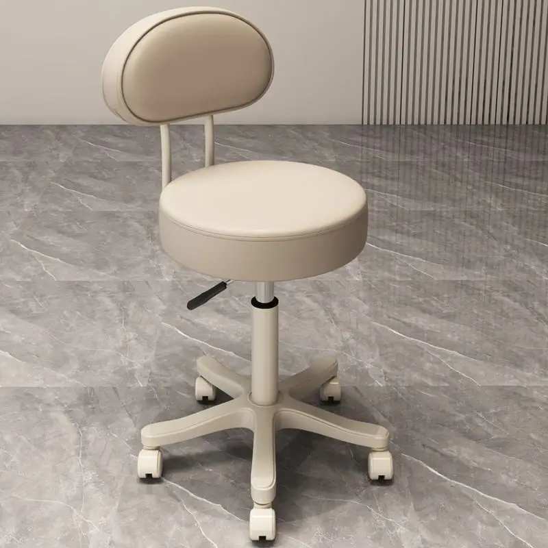 Schoonheidskruk met rugleuning Katrol Roterende liftstoel Manicure Haar Draaistoel Huishoudelijke dressing Make-upstoel