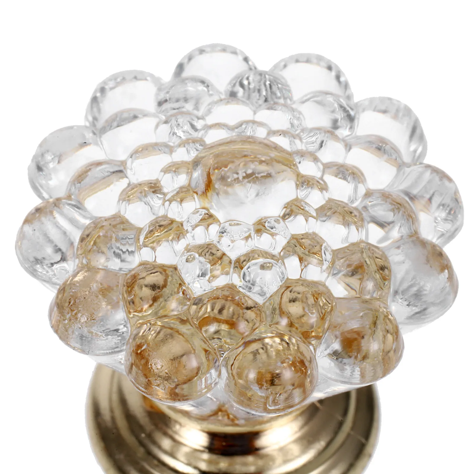 10Pcs Crystal Acrylic Pulls Single Hole Furniture Knobs for Kitchen Cabinets Dresser Doors Boho Nursery Decor