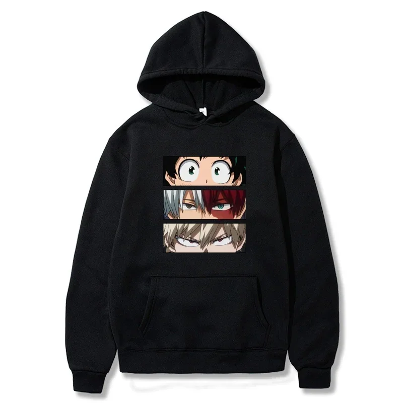 Women's Long Sleeves My Hero Academia Hoodies women's Casual Oversized Sweatshirts Japanese Cartoon Loose Hoodie