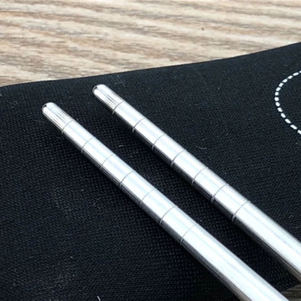 

7Pcs Stainless Steel Tableware Set Portable Reusable Cutlery Kit Spoon Fork Knife Chopsticks Straw Brush Cloth Bag for Daily Use