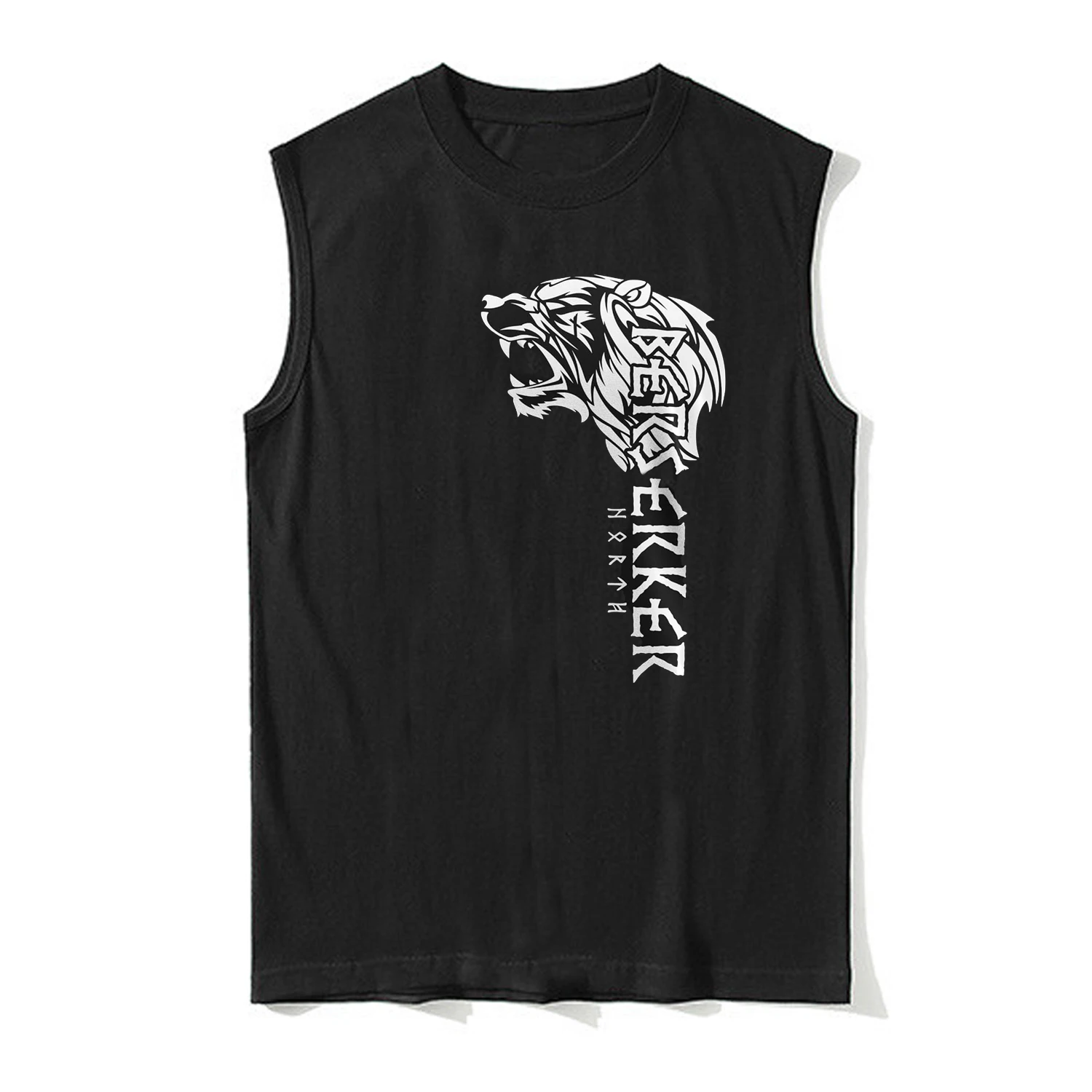 Norse Style Nordic Warrior Bear Berserker Valhalla Tanktop New 100% Cotton O-Neck Summer Casual Mens Vest Sleeveless T-shirt