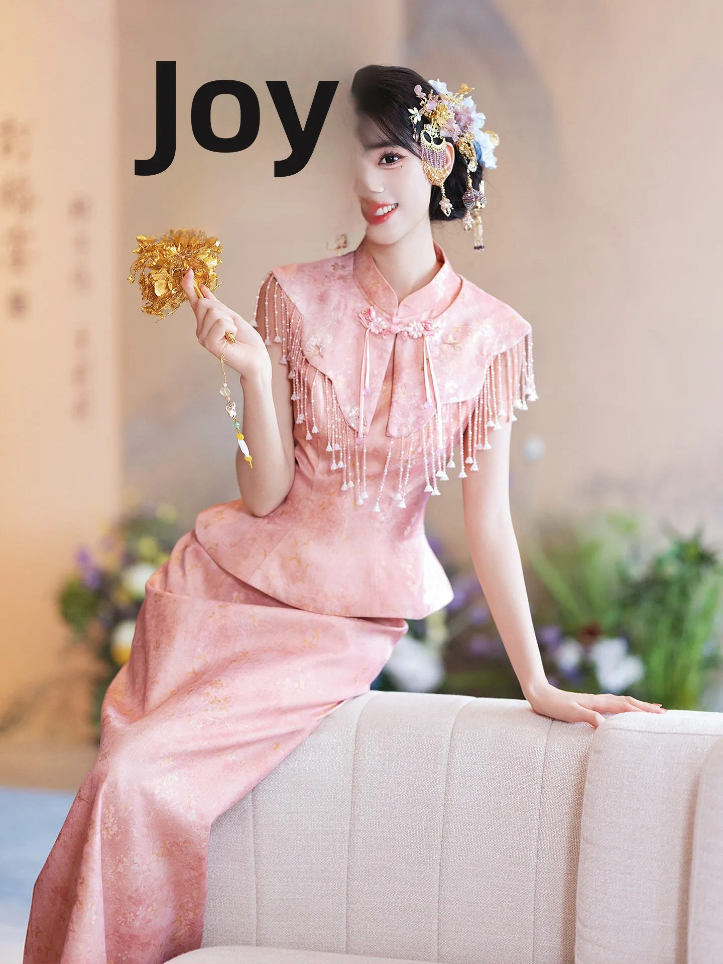 

Розовое новое свадебное платье в китайском стиле для женщин, коллекция 2026 года, роскошное летнее платье для невесты на возвращение домой