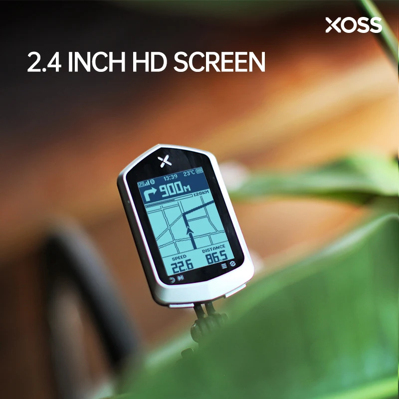 Xoss NAV Plus-Computador Ciclismo Sem Fio, Navegação GPS, Mapa do Velocímetro, À Prova D \'Água, Bluetooth ANT Além disso, Velocidade Cadência