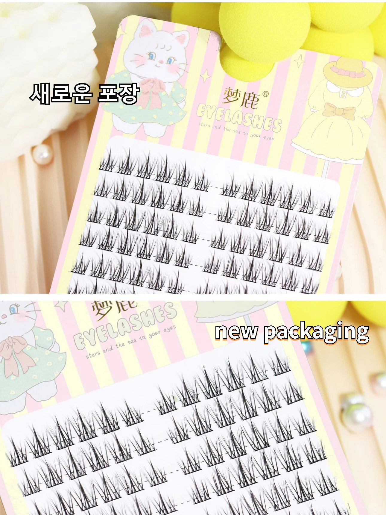 10 Pairs Fairy False Eyelashes Little Devil Individual Lashes Extension Heat Bonded Cluster Lashes Naturally lash Makeup Tools