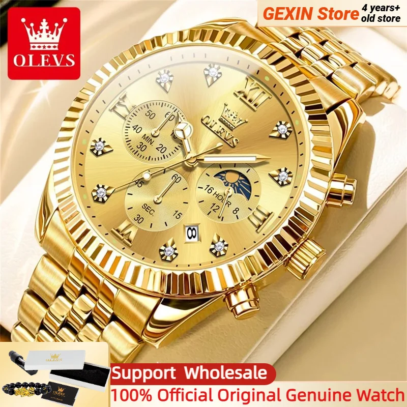 Olevs Men's Quartz … - image