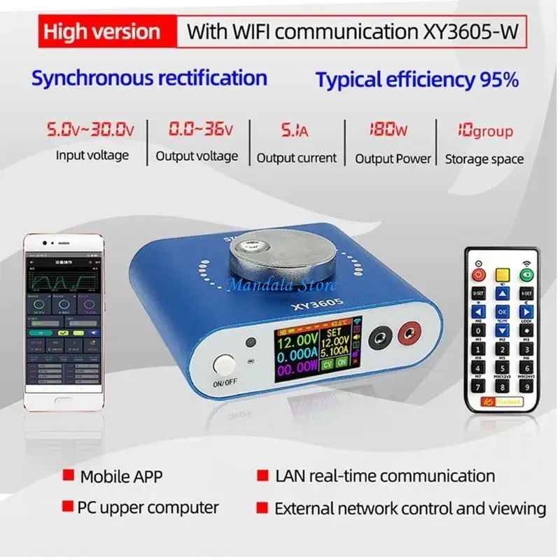 

U2JC Professional 36V B-uck Converter with Remote Control Adjustable Converter