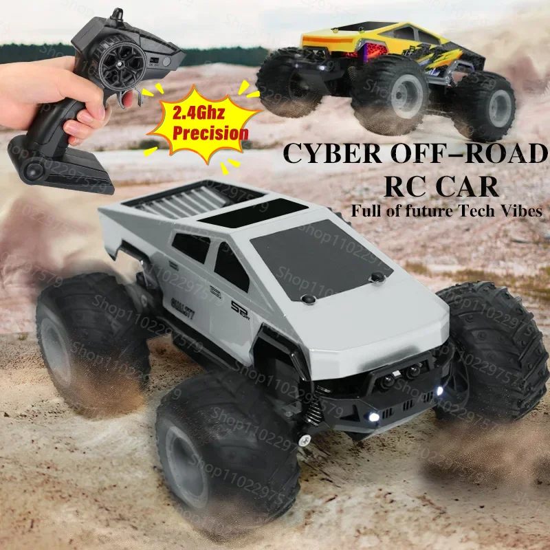 

RC Cars All Terrain Off-Road Pickup Vehicle 4WD Amphibious Waterproof Monster Truck Toys 2.4G Remote Control Car Trucks Kid Toys