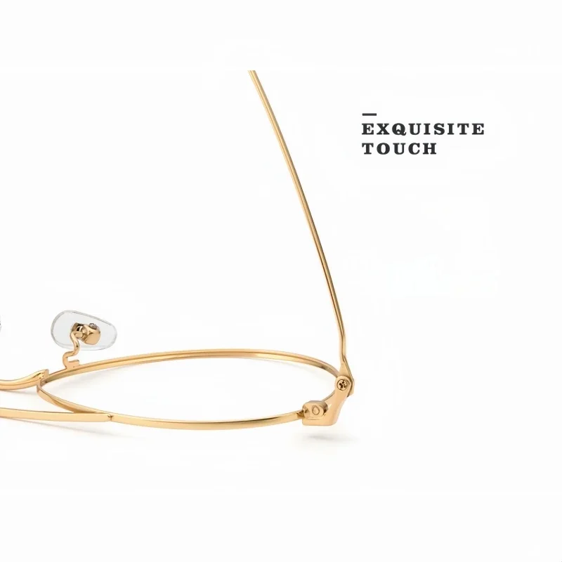 OLLYMURS موضة جديدة خفيفة الطيار الرجال النظارات مرنة سبائك التيتانيوم النظارات الطبية البصرية الإطار النساء 95121