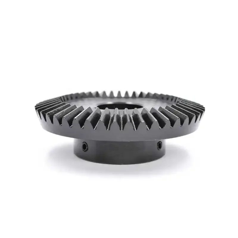 1pcs 1:3 Bevel Gear 1/1.5/2Mod 15 Teeth-45 Teeth 45# Steel Inner Hole 6-16mm Gear 90 Degrees Meshing Angle Steel Gears