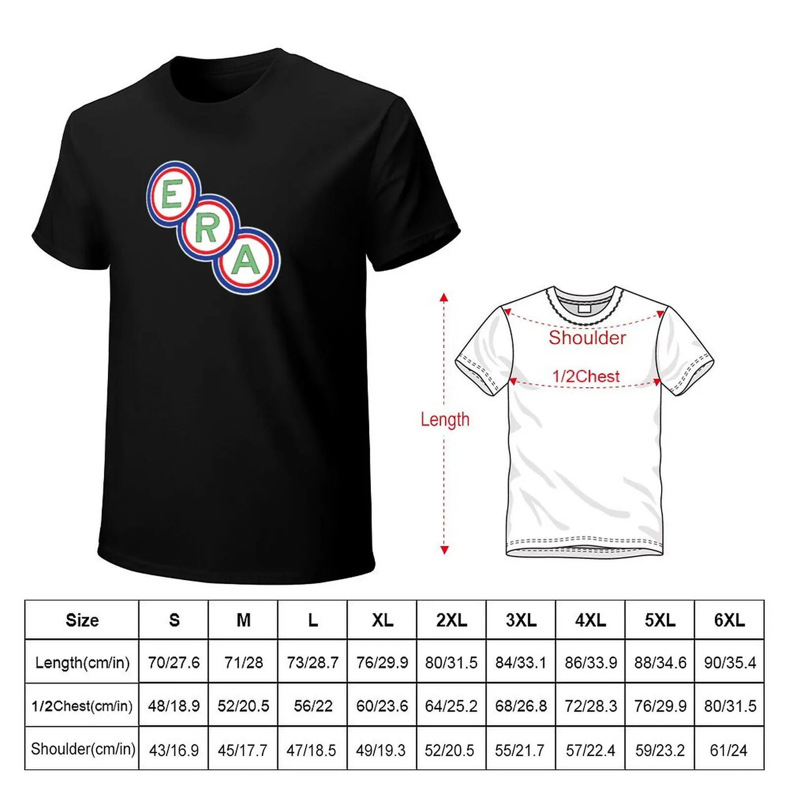 ERA (English Racing Automobiles) emblem (1933-1954) T-Shirt g man t shirts for men T-Shirt