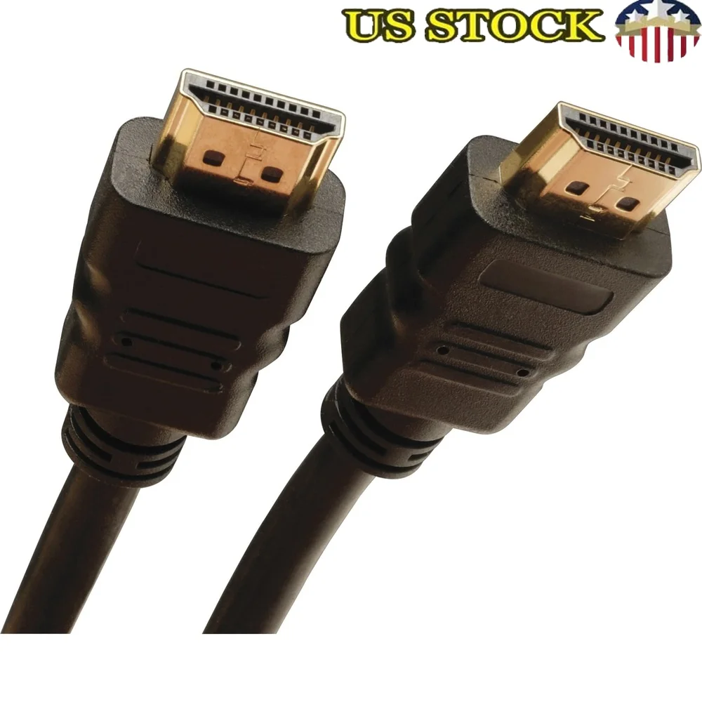 

Высокоскоростной HDMI-кабель с Ethernet 6 футов поддерживает обратный канал аудио 4K 3D, позолоченные разъемы 18 Гбит/с, зеркало видео
