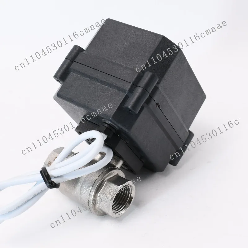 Quick 1.5s Open/close 3/8'' BSP/NPT DC12/24V 3 WIRES Stainless Steel Motorized Valve Flow Control Device