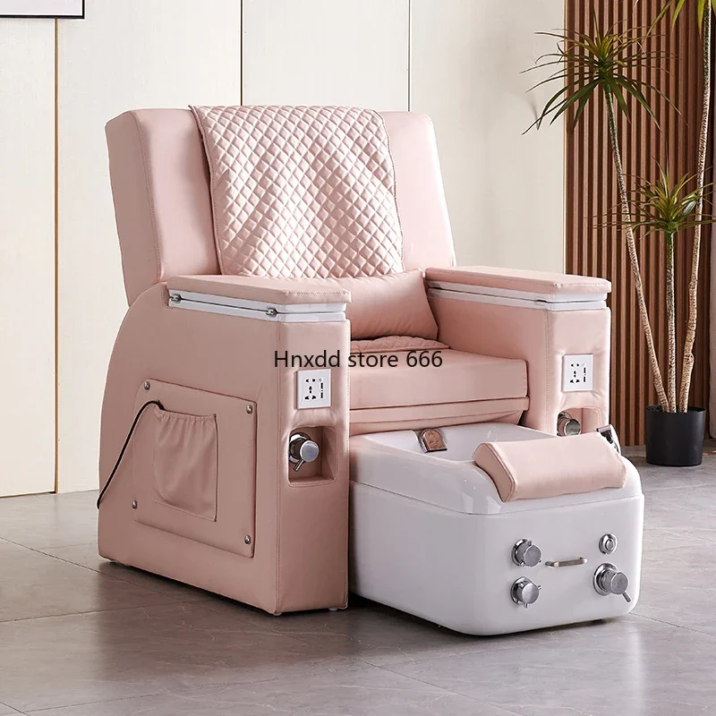 Modern Luxury Beauty Nail Salon Manicure Foot Spa Massage Pedicure Chair Collapsible