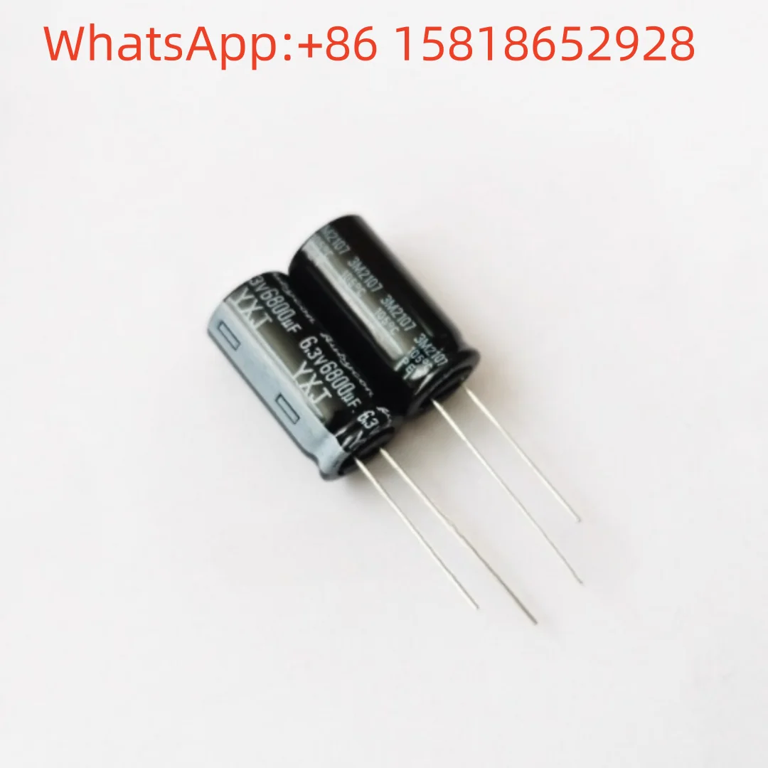 10pcs 6.3V 6800UF 12.5X25 Ruby YXJ high-frequency low-resistance 6800UF 6.3V original electrolytic capacitors