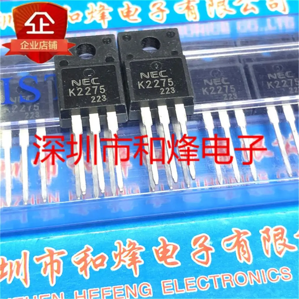 5PCS-10PCS 2SK2275 K2275  TO-220F 900V 3.5A N MOSFET New And Original On Stock