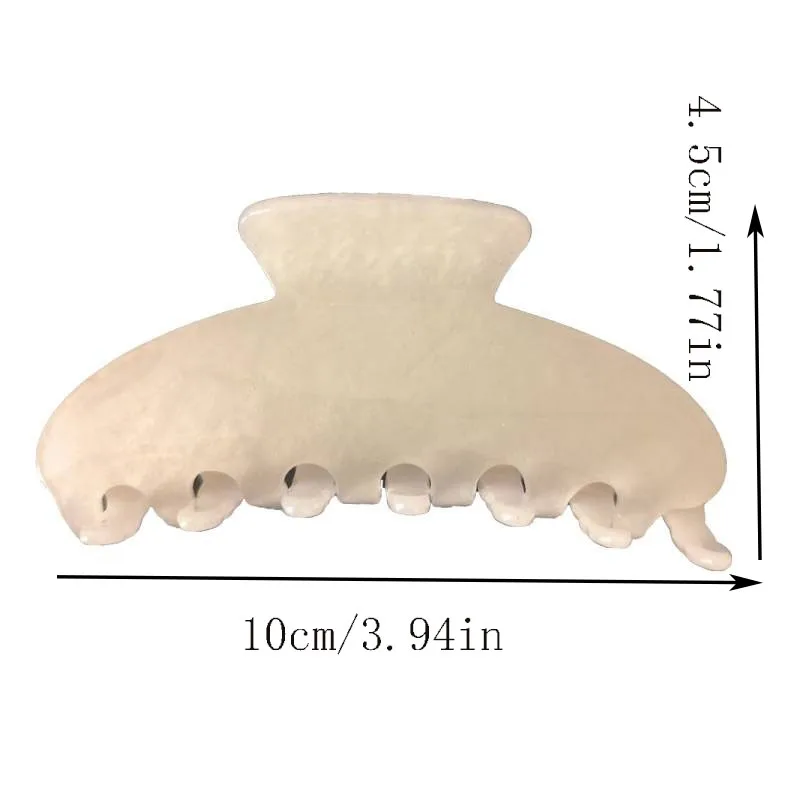 Large Acrylic Hair Clip, Fashion Claw Clip, Girls Hair Accessories,Color-changing shark clip