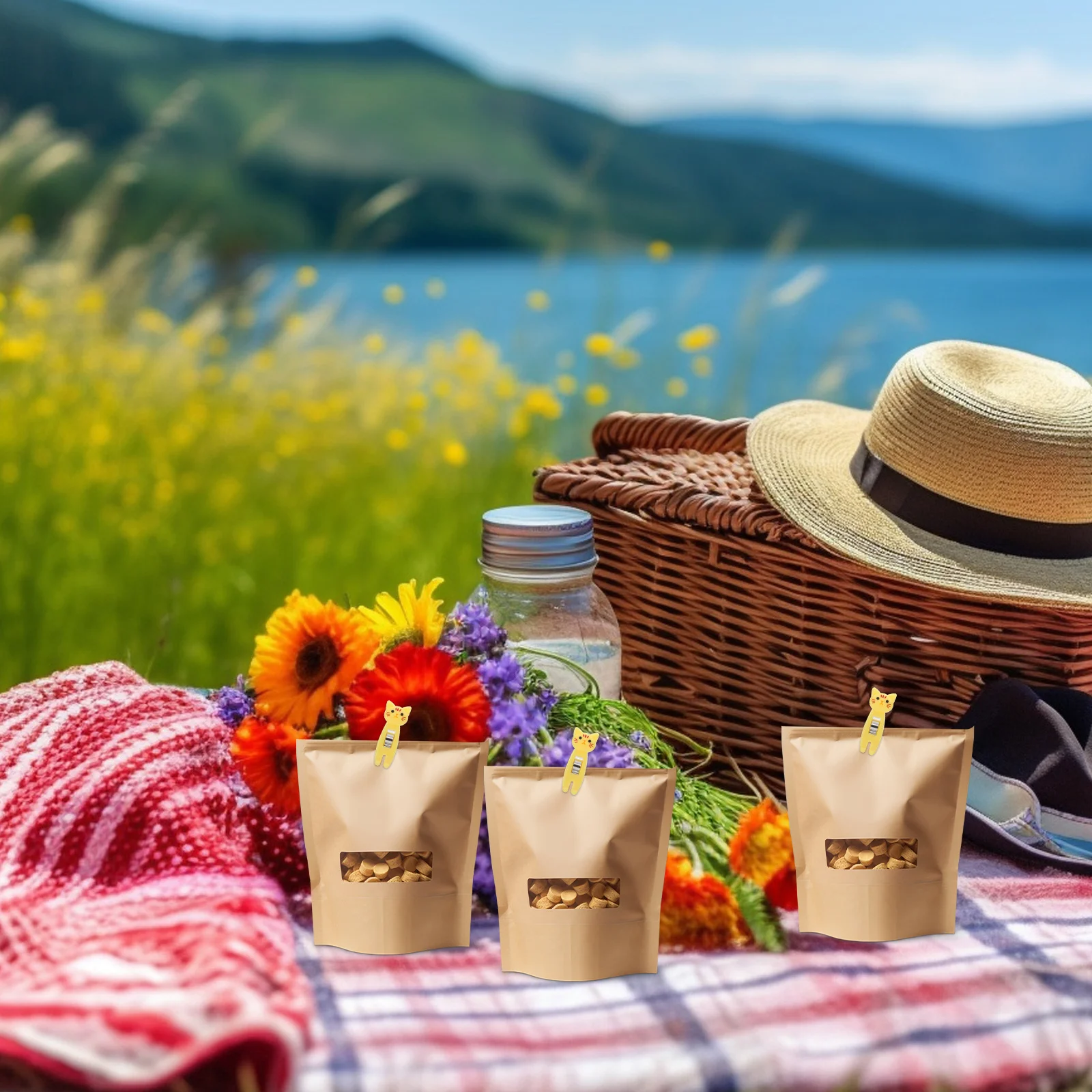 

12Pcs Colorful Cute Cartoon Paper Clip Holder Multi-Functional Memo Clip Snack Bag Seal Grip Note Organizer Office Home Travel