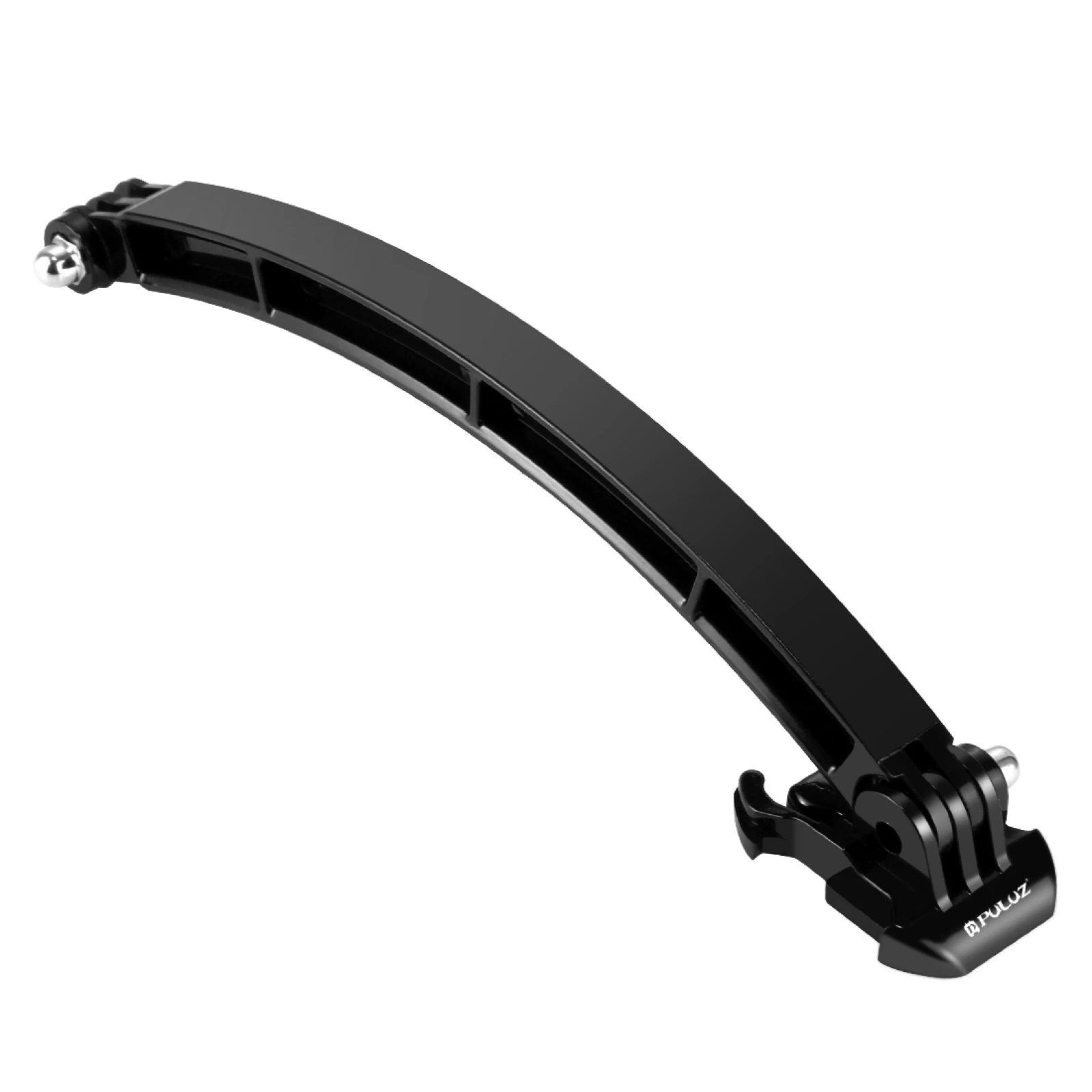 PULUZ Outdoor Motorcycle Cycling Helmet Extension Arm Set for GoPro/ Insta360/ DJI Action Sports Cameras Jaws Flex Clamp Mount