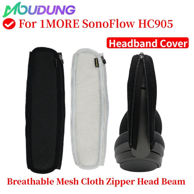 

Quality Headphone Head Beam Cover for 1MORE SonoFlow HC905 Headphone Protective Case Headset Headbeam Protector Sleeve MOUDUNG