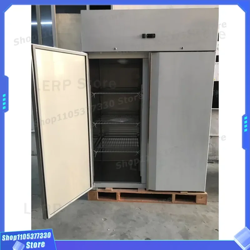 Commercial Stainless Steel Single Door Freezer 110V 60HZ Quick Freeze 22 Degree Refrigerator for Cake Trays and Large Frozen