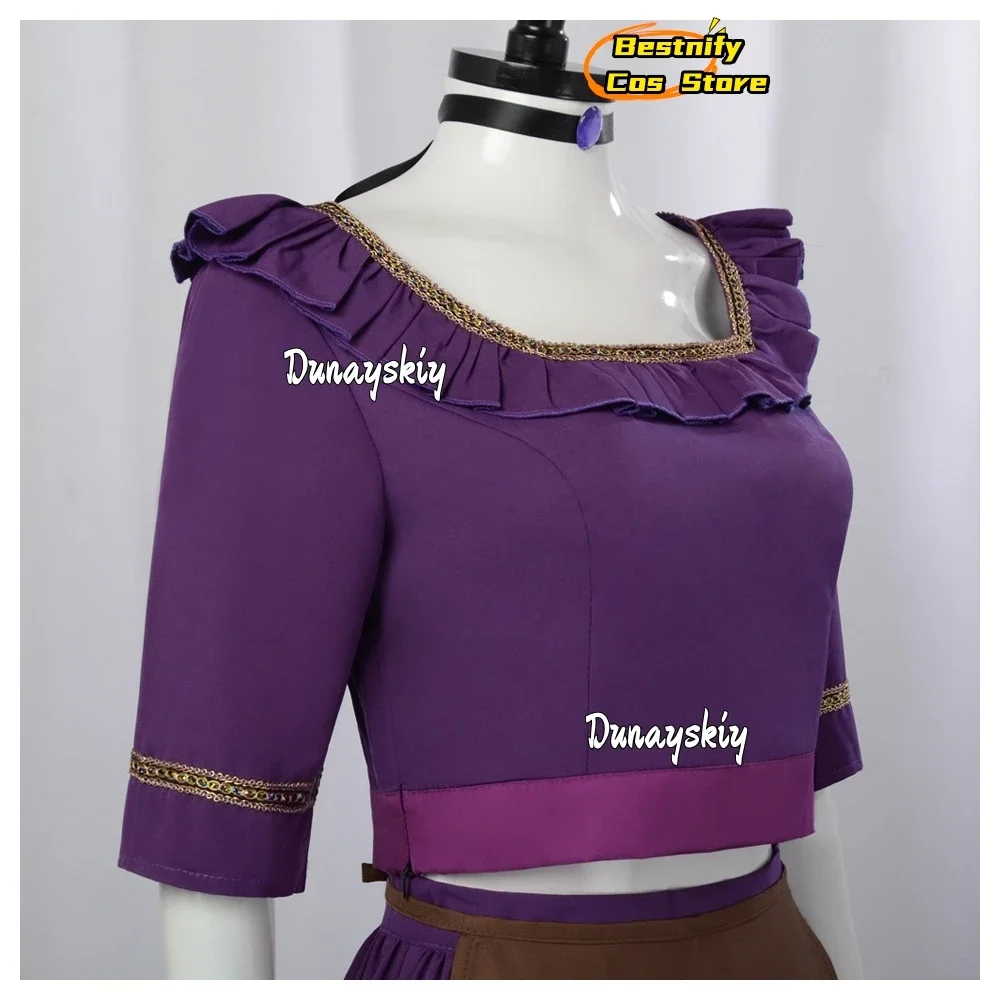 CosplayMovie أنيمي كوكو ماما Imelda تأثيري حلي المرأة حريري التنانير الطويلة هالوين مرحلة أزياء مسرحية لعب الأدوار Clothi