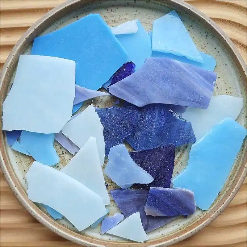 

100g/Lot Mosaic Tiles Stained Glass Mosaic DIY Handmade Coaster Mosaic Puzzle Making Art Wall Decoration Supplies Color arte 180