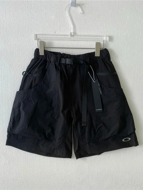 

Casual Workwear orts Men's Summer Five-Quarter Loose Fit Versatile Sli Mid-Waist Straight Leg Thin Pure Color orts