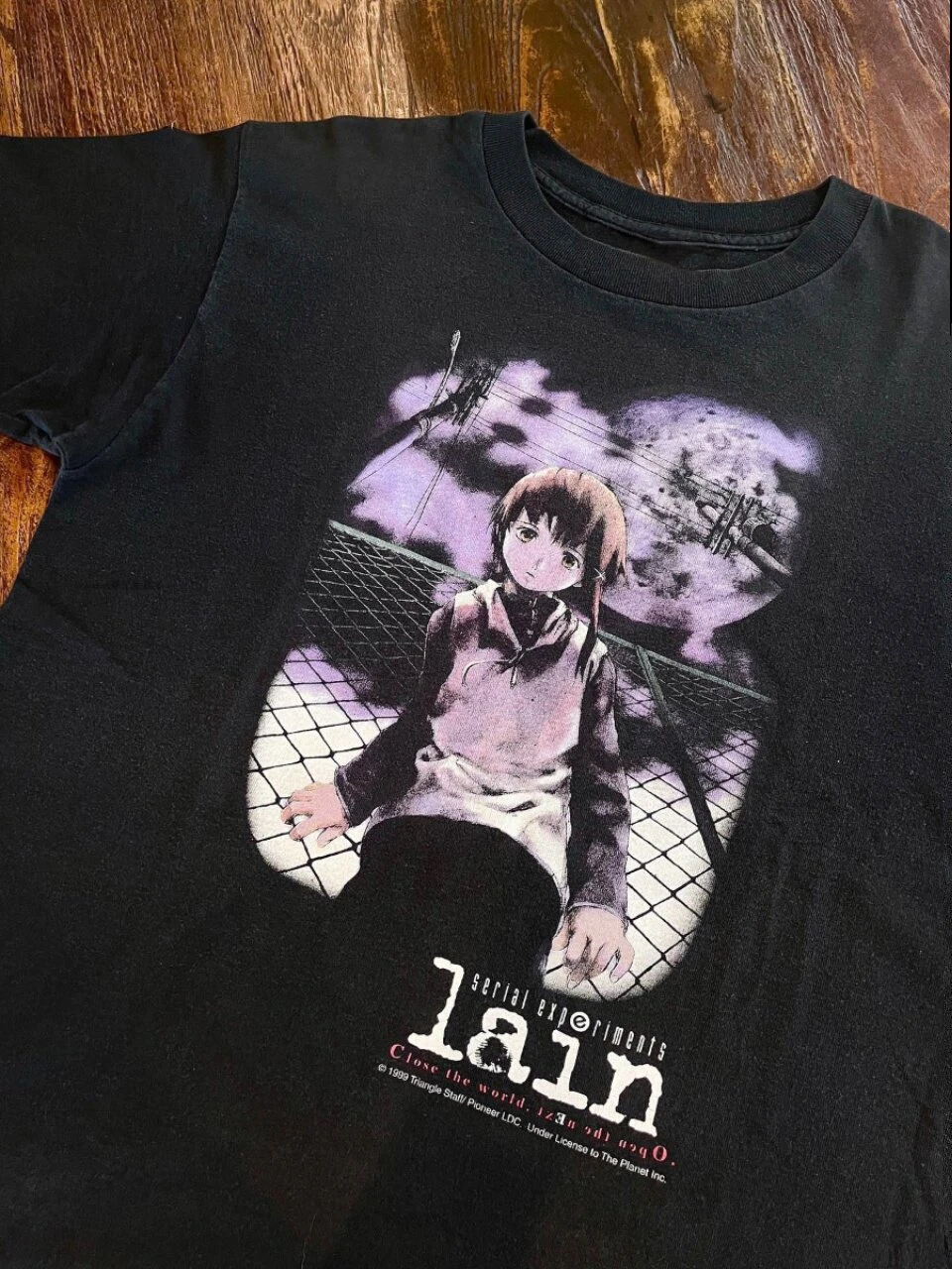 Lain Anime Long Sleeve Lingyin Japanese Anime Long Sleeve Youth Pop Gender-neutral Hip-hop T-shirt