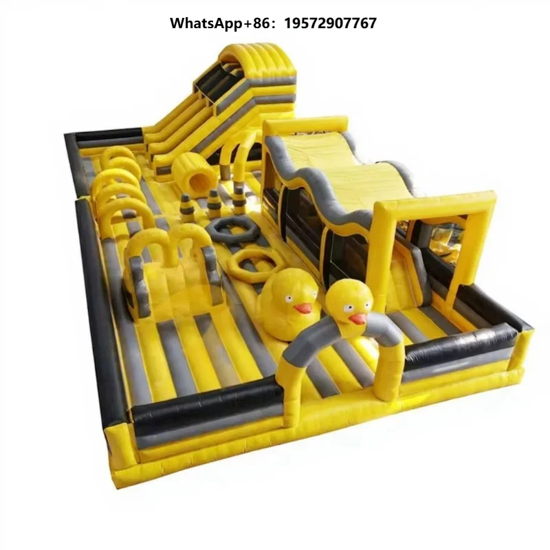 Outdoor Giant Amusement Playground Park Inflatable Bouncy Castle Slide Combo Inflatable for Kids Adults